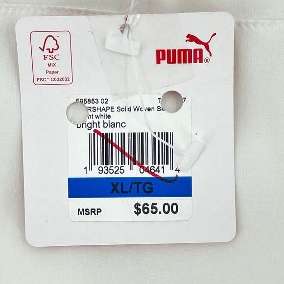 Puma Women's Powershape Solid Woven Skirt Skort, UPF 50+, NWT, Sz. XL Pickleball - Picture 7 of 13